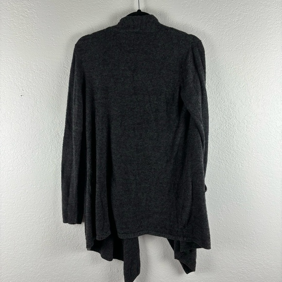 Barefoot Dreams Cozychic Lite Island Wrap Cardigan Sweater Gray Small Medium - Picture 3 of 7